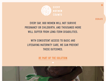 Tablet Screenshot of everymothercounts.org